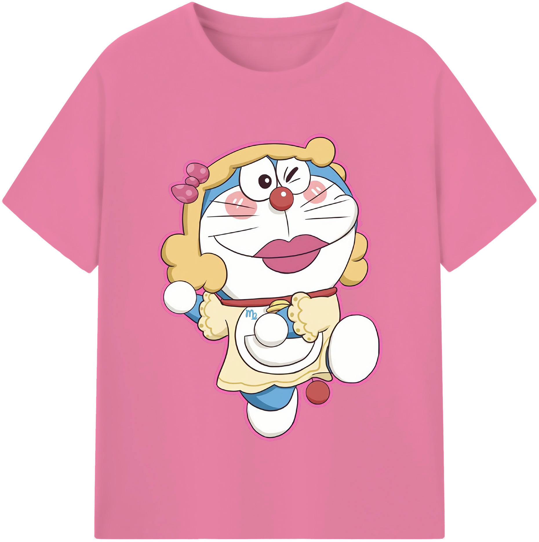 （画像用） ドラえもん Doraemon 綿100％半袖Tシャツ（フロントプリント）